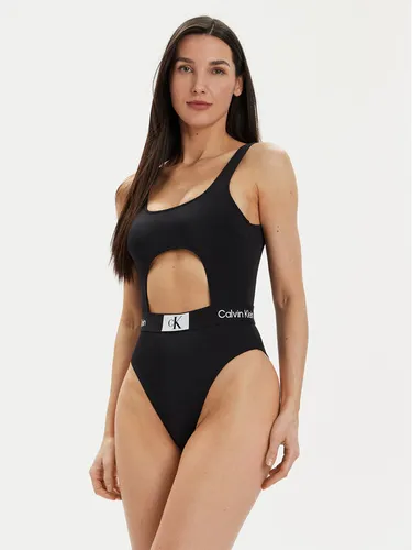 Calvin Klein Swimwear Badeanzug KW0KW02357 Schwarz
