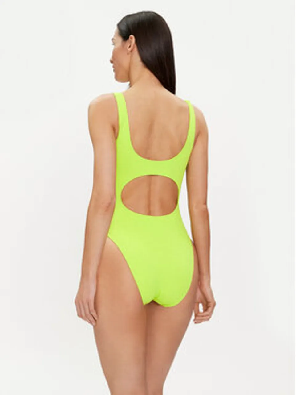 Calvin Klein Swimwear Badeanzug KW0KW02401 Grün