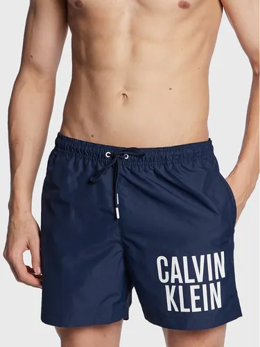 Calvin Klein Swimwear Badeshorts KM0KM00794 Dunkelblau Regular Fit