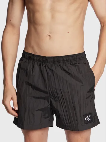 Calvin Klein Swimwear Badeshorts KM0KM00819 Schwarz Regular Fit