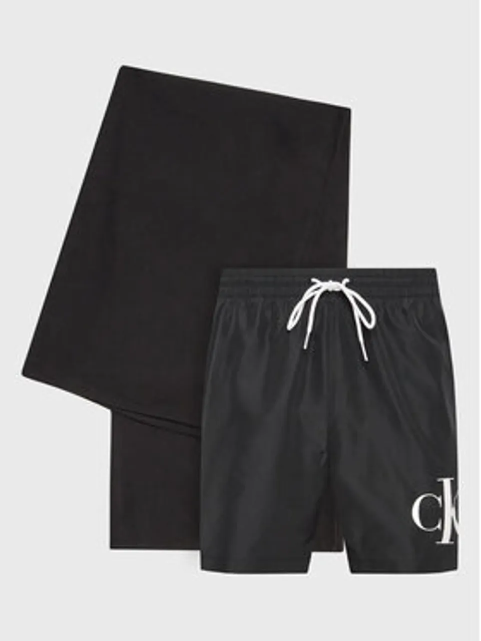 Calvin Klein Swimwear Badeshorts KM0KM00849 Schwarz Regular Fit