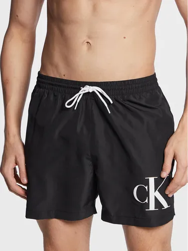 Calvin Klein Swimwear Badeshorts KM0KM00849 Schwarz Regular Fit