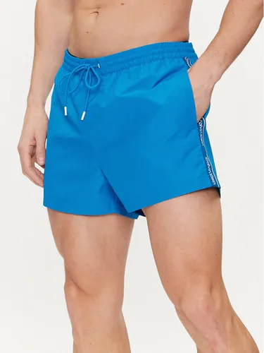 Calvin Klein Swimwear Badeshorts KM0KM00956 Blau Regular Fit