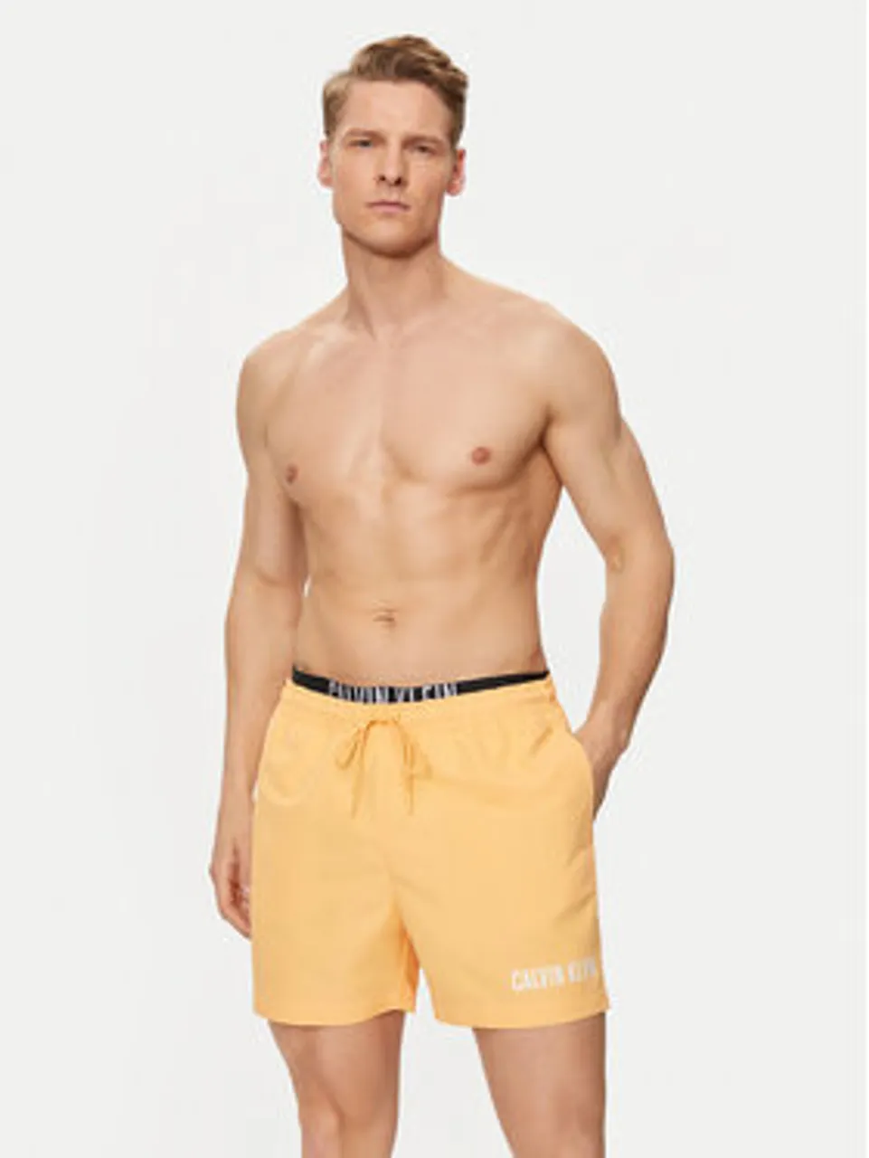 Calvin Klein Swimwear Badeshorts KM0KM00992 Orange Regular Fit