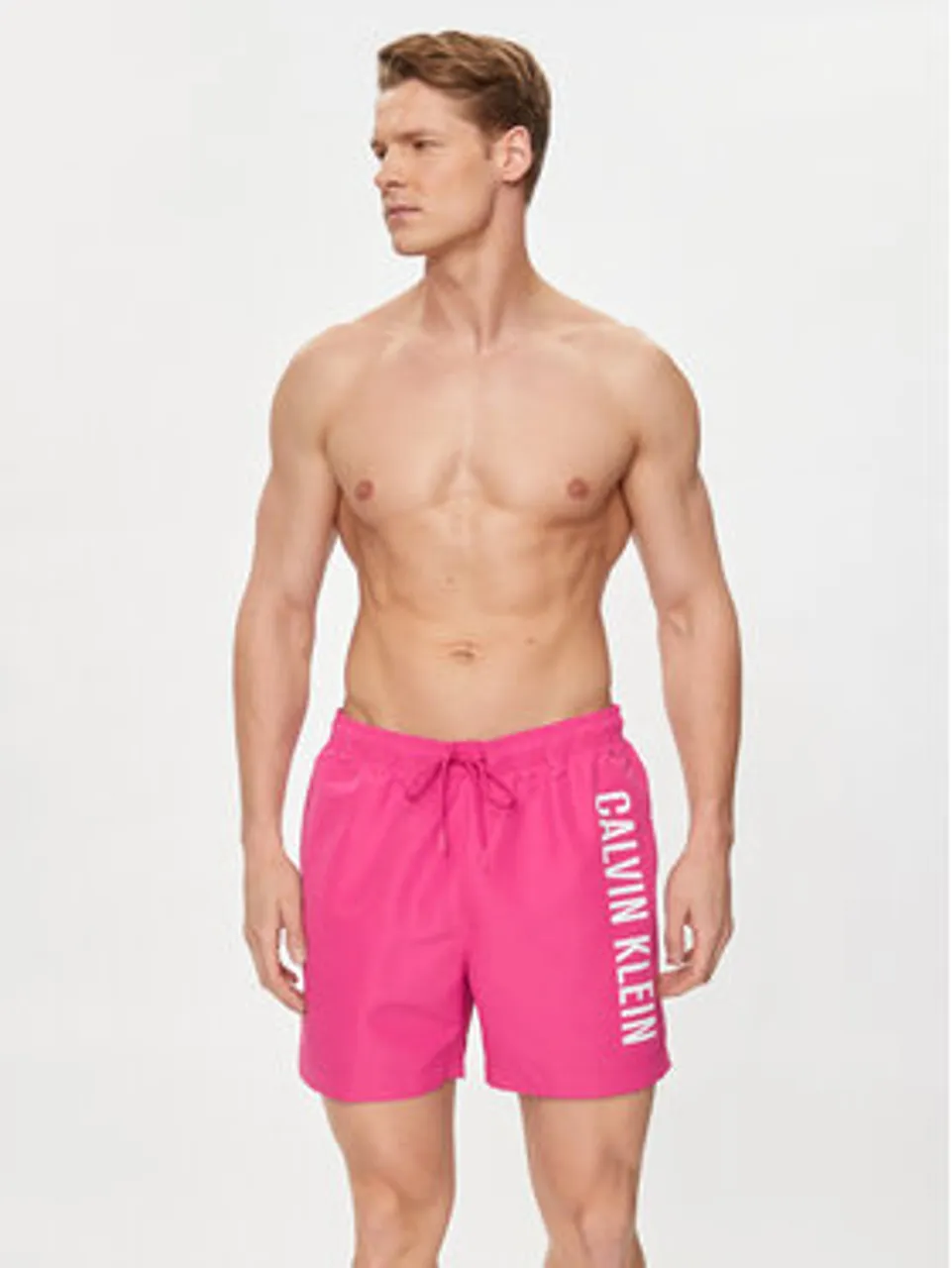 Calvin Klein Swimwear Badeshorts KM0KM01004 Rosa Regular Fit