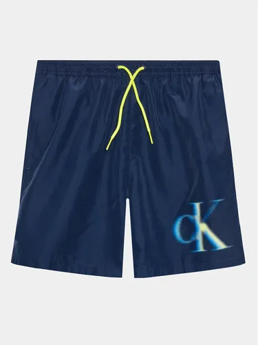 Calvin Klein Swimwear Badeshorts KV0KV00028 Dunkelblau Regular Fit