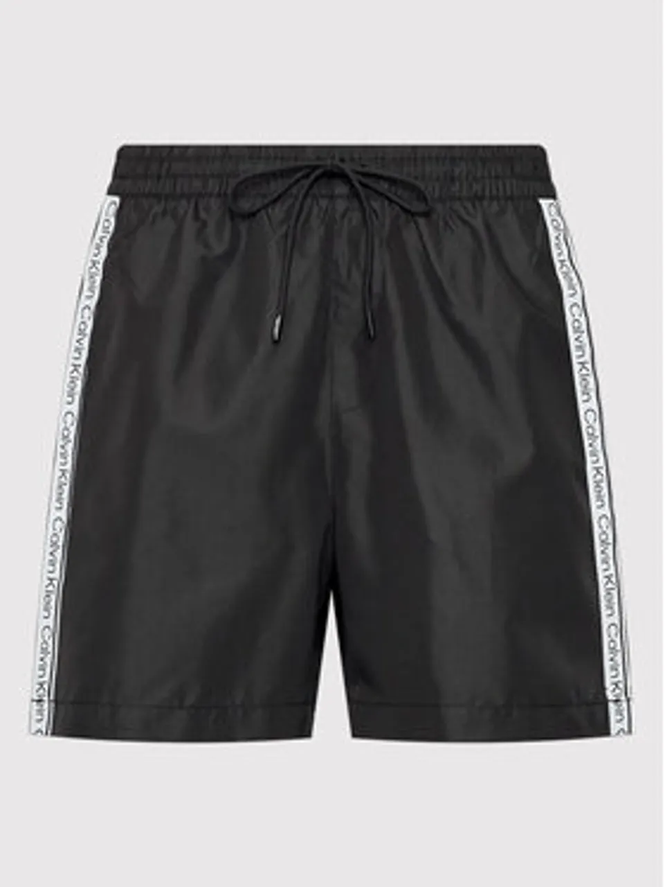 Calvin Klein Swimwear Badeshorts Medium Drawstringnos KM0KM00741 Schwarz Regular Fit