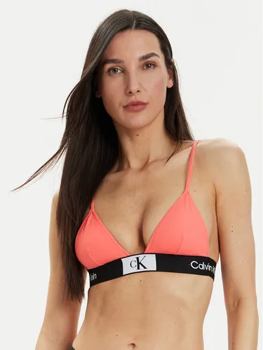Calvin Klein Swimwear Bikini-Oberteil KW0KW02451 Korallenfarben