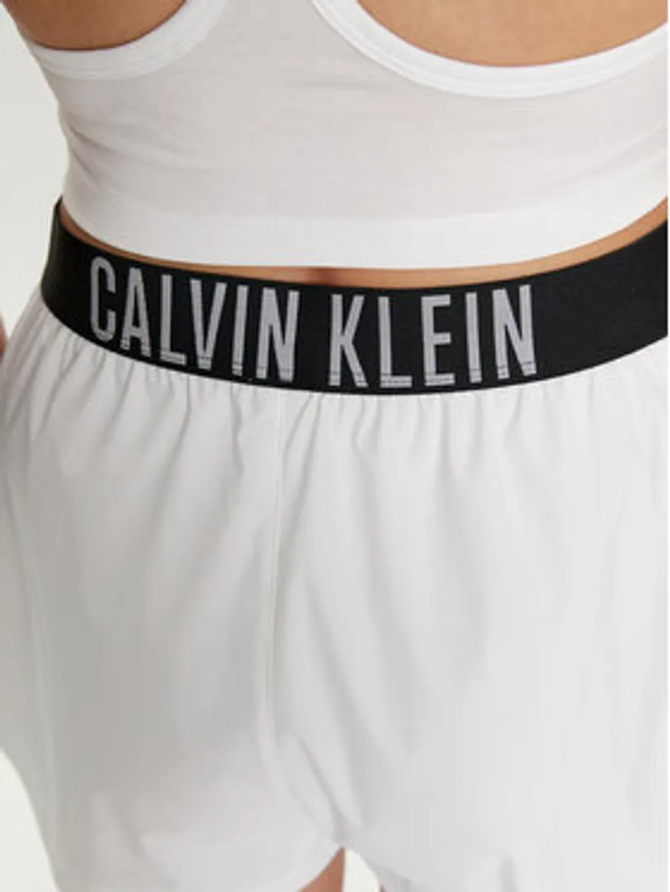 Calvin Klein Swimwear Sportshorts KW0KW02482 Weiß Regular Fit