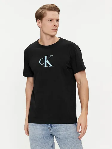 Calvin Klein Swimwear T-Shirt KM0KM00971 Schwarz Regular Fit