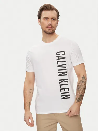 Calvin Klein Swimwear T-Shirt KM0KM00998 Weiß Regular Fit
