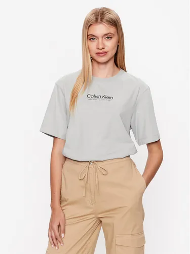 Calvin Klein T-Shirt Coordinates Logo Graphic K20K204996 Grau Relaxed Fit