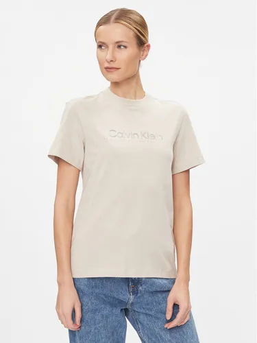 Calvin Klein T-Shirt Graphic K20K206753 Grau Regular Fit