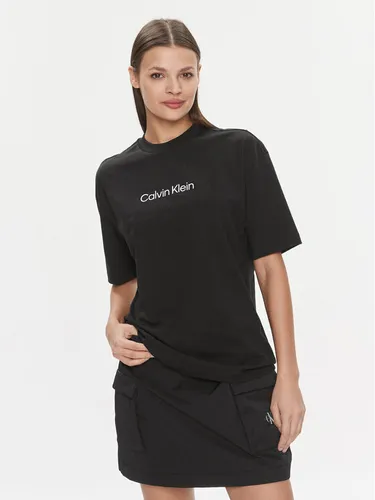 Calvin Klein T-Shirt Hero Logo Oversized T Shirt K20K206778 Schwarz Oversize