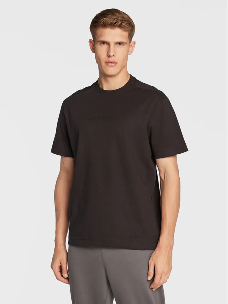 Calvin Klein T-Shirt K10K109900 Schwarz Regular Fit