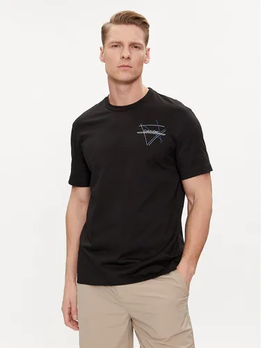 Calvin Klein T-Shirt Linear Graphic K10K112482 Schwarz Regular Fit