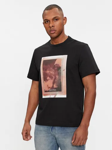 Calvin Klein T-Shirt Photo Print K10K112758 Schwarz Regular Fit