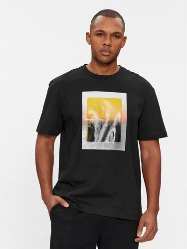 Calvin Klein T-Shirt Sense Layer K10K112394 Schwarz Regular Fit
