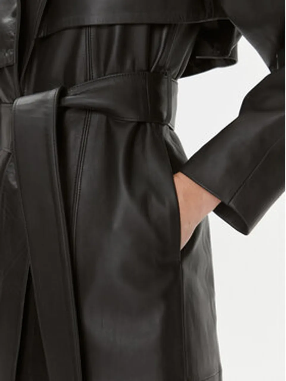 Calvin Klein Tenchcoat K20K206719 Schwarz Regular Fit
