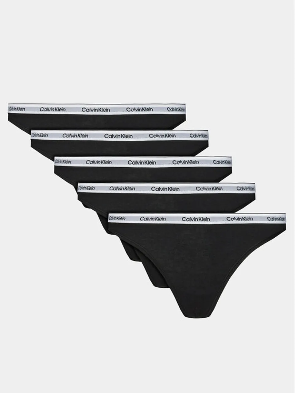Calvin Klein Underwear 2er-Set klassische Damenslips 000QD5221E Schwarz