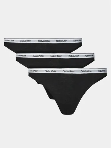 Calvin Klein Underwear 3er-Set Stringtangas 000QD5209E Schwarz