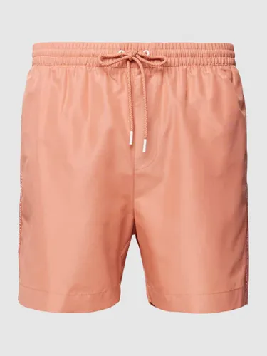 Calvin Klein Underwear Badehose mit Tunnelzug Modell 'DRAWSTRING' in Apricot
