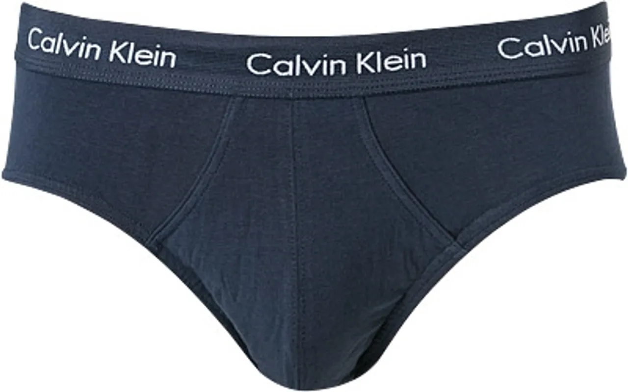 Calvin Klein Underwear Herren Slips blau Baumwolle unifarben