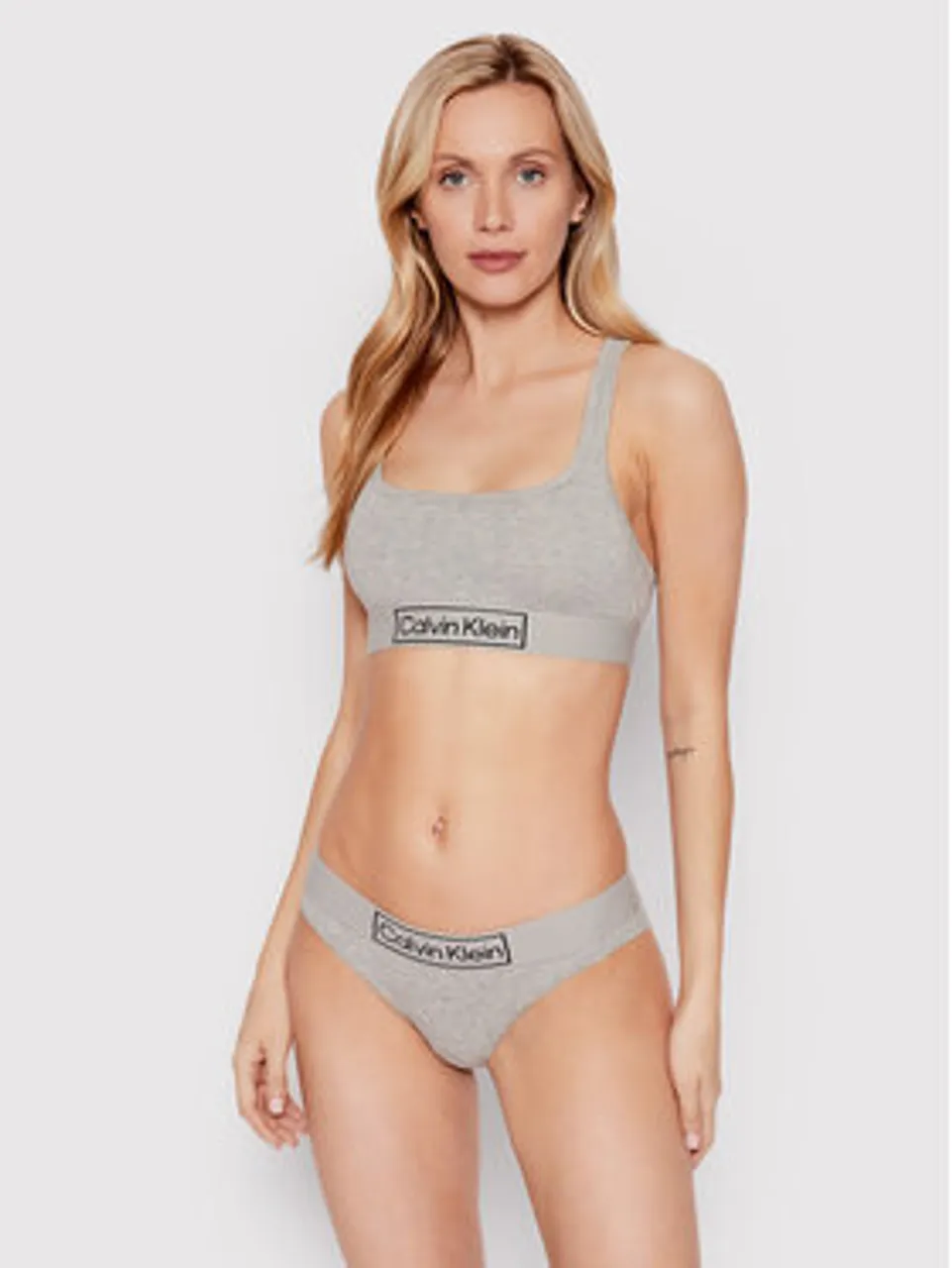 Calvin Klein Underwear Klassischer Damenslip 000QF6775E Grau