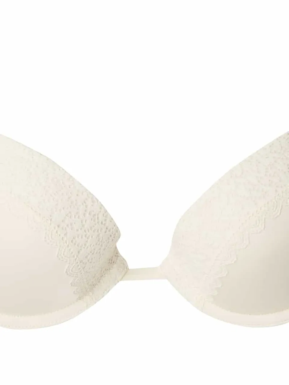 Calvin Klein Underwear Push-up-BH aus Mikrofaser mit Bügeln in Offwhite