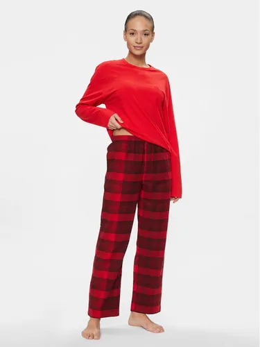 Calvin Klein Underwear Pyjama 000QS7036E Rot Relaxed Fit