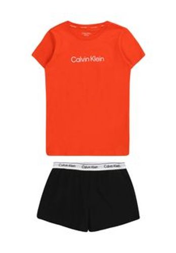Calvin Klein Underwear Pyjama orange / schwarz / weiß