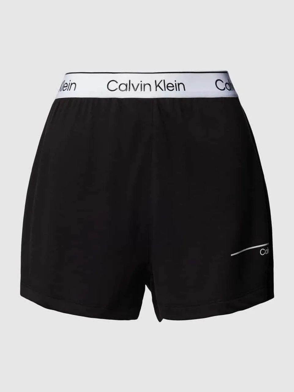 Calvin Klein Underwear Relaxed Fit Pyjama-Shorts mit Label-Print Modell 'CK META LEGACY' in Black