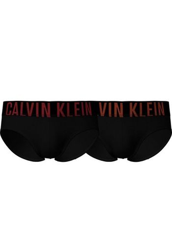 Calvin Klein Underwear Slip (Packung, 2-St., 2er-Pack) mit Logoschriftzug am angesetzten Bund