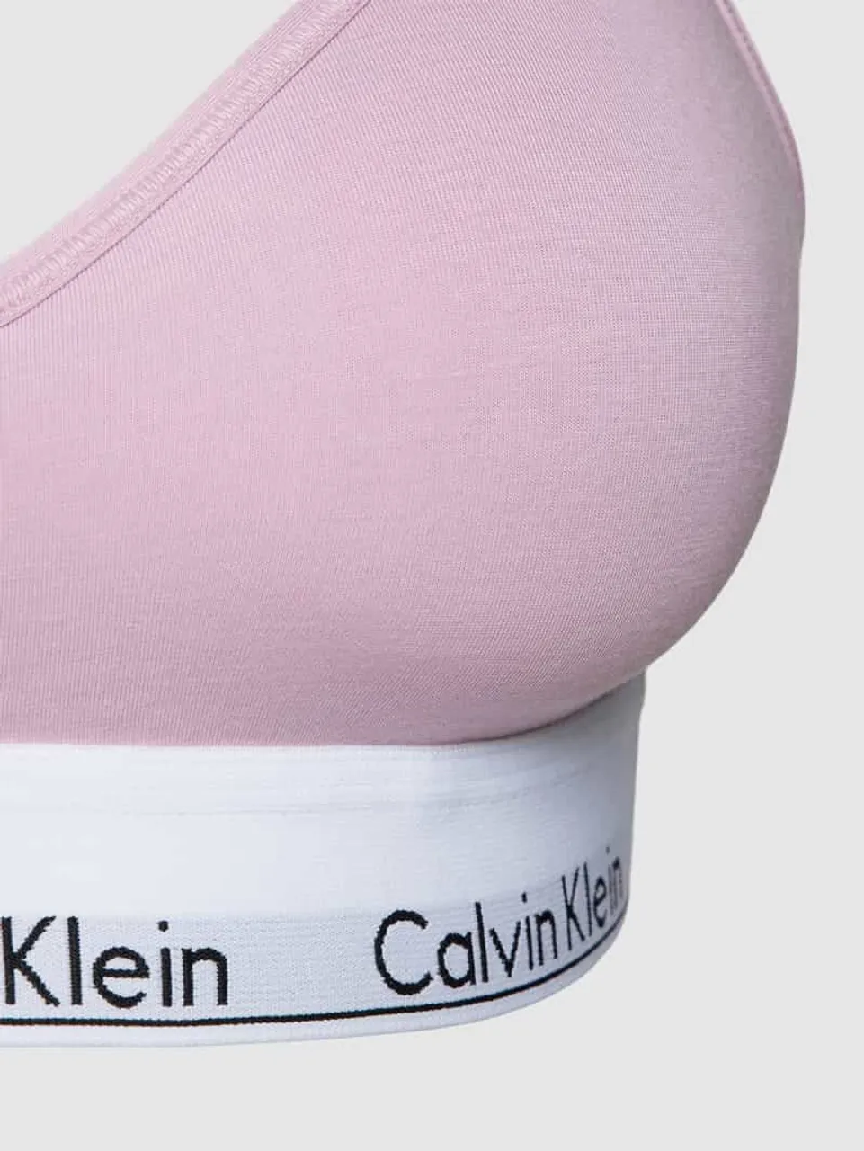 Calvin Klein Underwear Sport-BH mit breiten Trägern und unifarbenem Design in Flieder