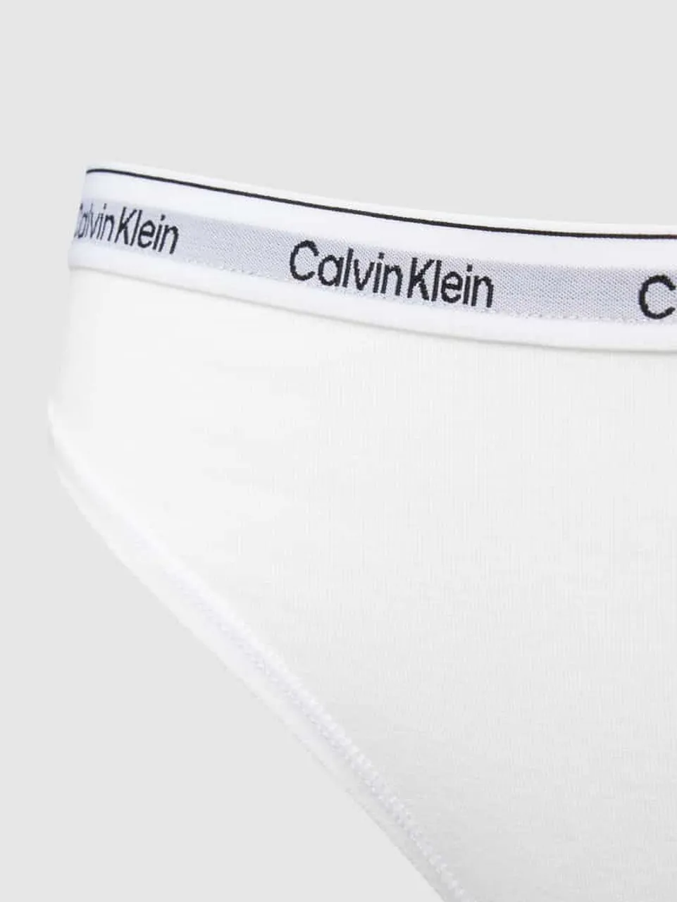 Calvin Klein Underwear String mit elastischem Bund im 3er-Pack in Hellgrau