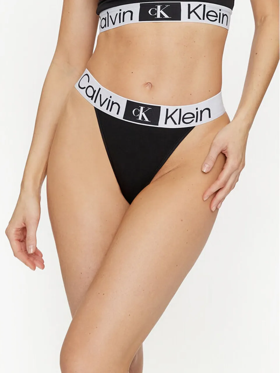 Calvin Klein Underwear Stringtanga 000QF7721E Schwarz