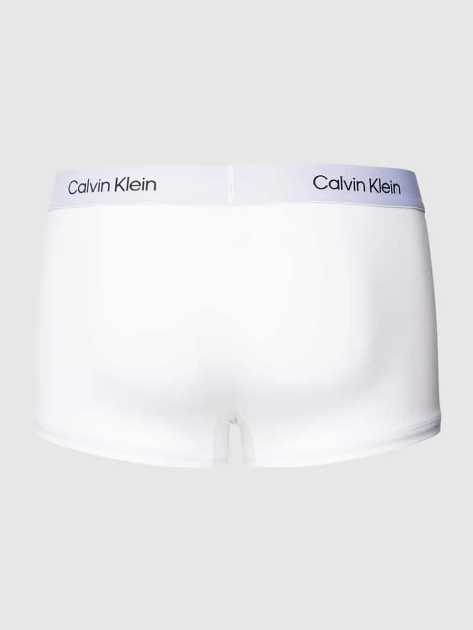 Calvin Klein Underwear Trunks mit elastischem Logo-Bund im 3er-Pack in Mittelgrau