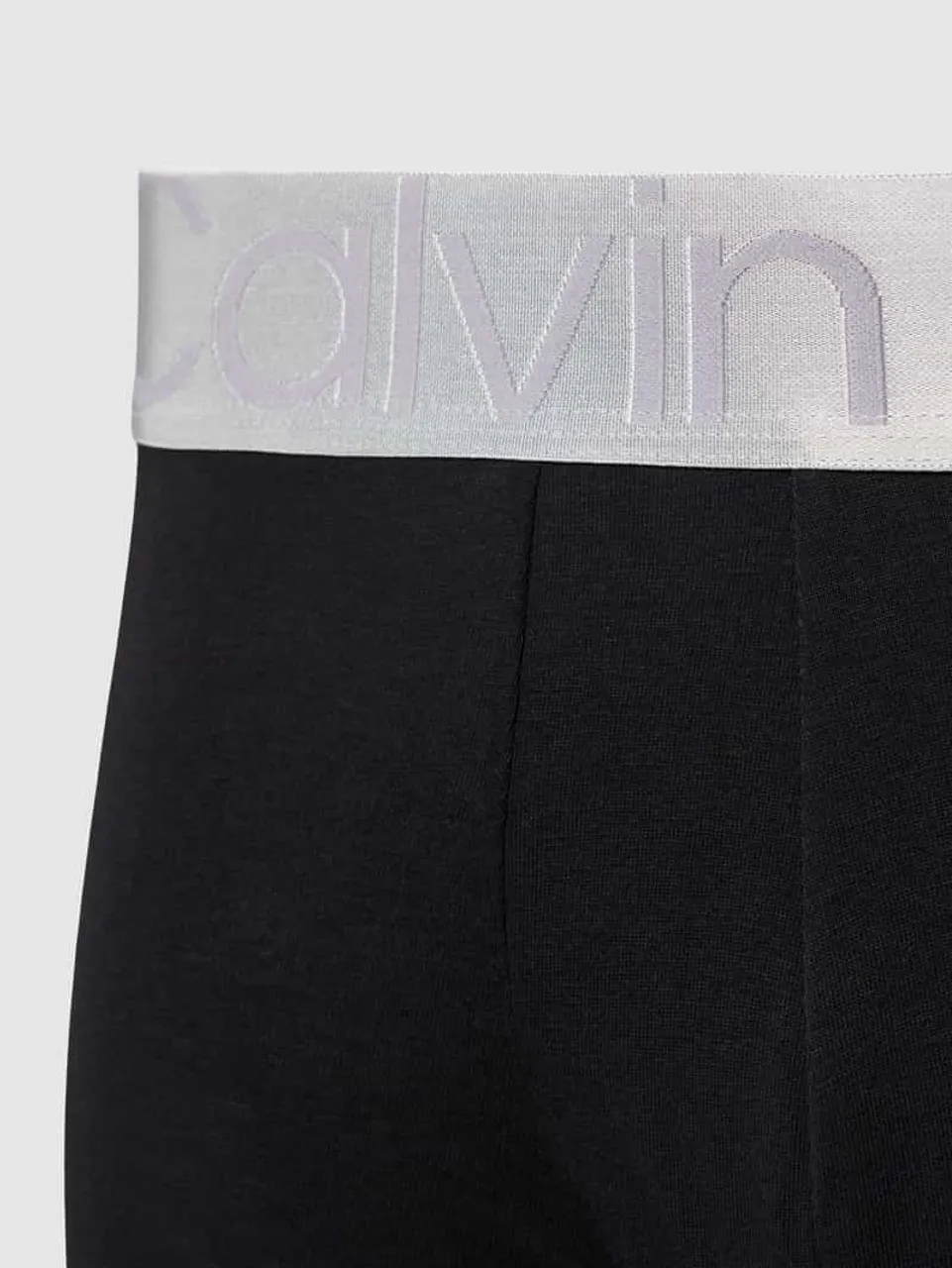 Calvin Klein Underwear Trunks mit Label-Stitching im 3er-Pack in Black