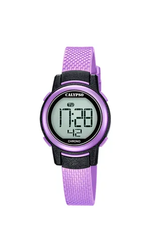 Calypso Damen Digital Quarz Uhr mit Plastik Armband K5736/4