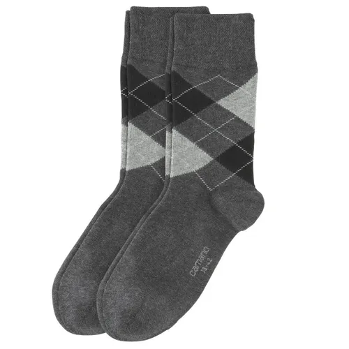 Camano Herren Socken CA-Soft Argyle 2er Pack