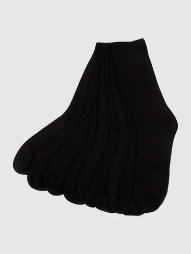 camano Socken mit Rippenbündchen im 9er-Pack in Black