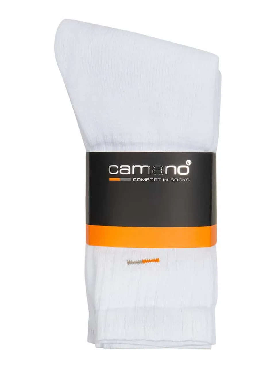 camano Socken mit Stretch-Anteil im 8er-Pack in Weiss