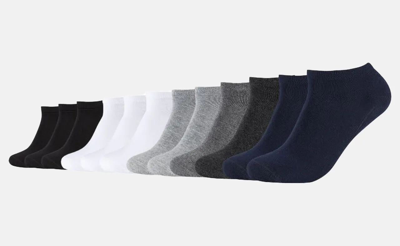 Camano Unisex Socken CA-Soft Organic Cotton Sneaker 12er Pack