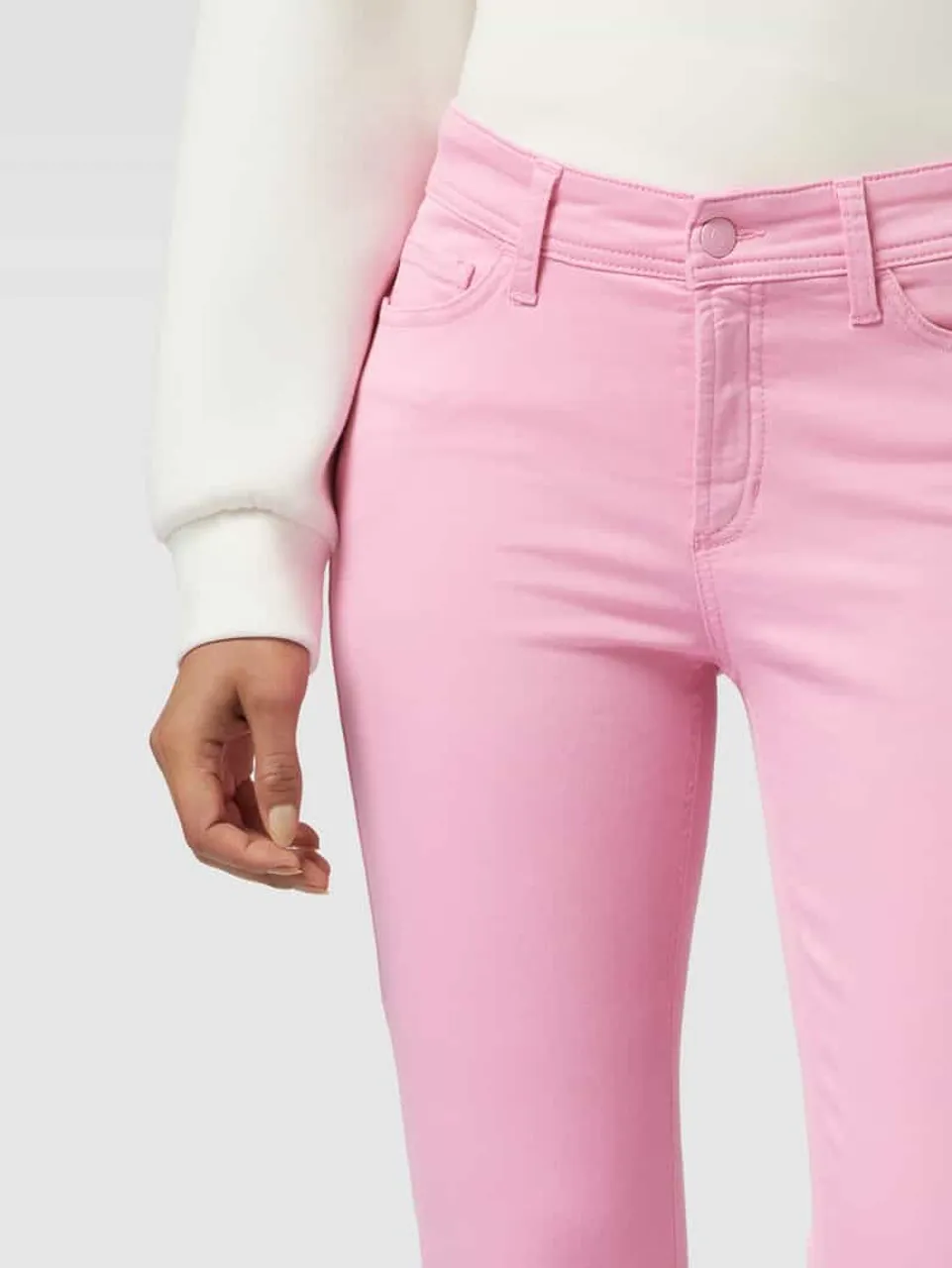 Cambio Jeans mit verkürztem Bein Modell 'PIPER' in Pink