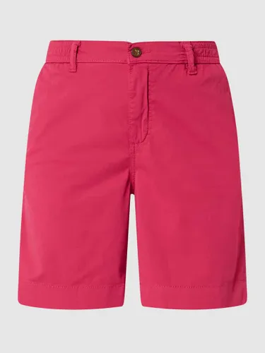 camel active Chino-Shorts mit Stretch-Anteil in Pink