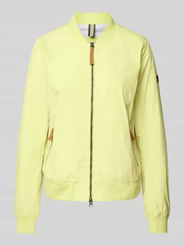 camel active Jacke mit Label-Patch in Hellgelb