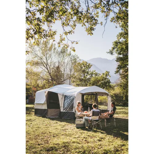 Campingzelt Caravane aufblasbar faltbar - Airsecond 4.2 F&B 4 Pers. 2 Kabinen