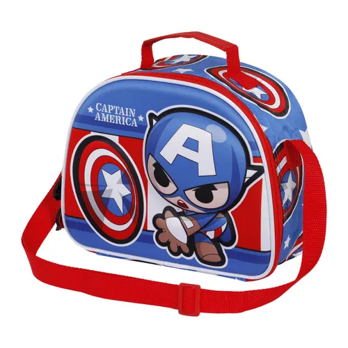 Captain America Let's go-3D Frühstückstasche