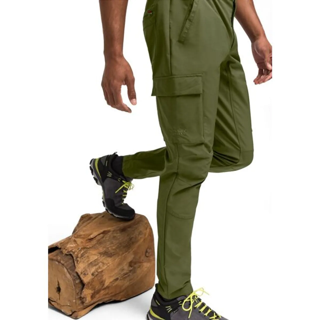 Cargohose MAIER SPORTS "Fenit M" Gr. 24, Kurzgrößen, grün (moosgrün) Herren Hosen Sporthosen Outdoorhose, ideale Wanderhose oder Trekkinghose