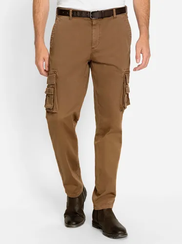 Cargohose MARCO DONATI Gr. 24, Unterbauchgrößen, braun (toffee) Herren Hosen Jeans